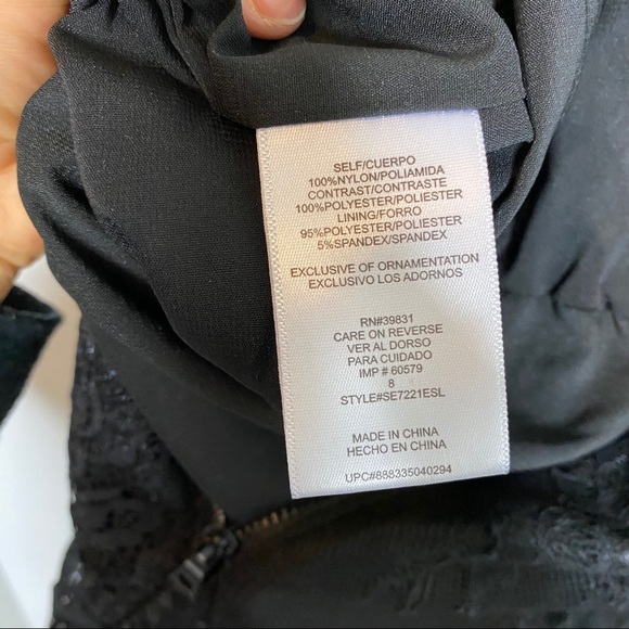 Sam Edelman - Women’s Black Lace Romper Size 8 - Picture 7 of 7